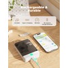 YOHOOLYO Label Maker Machine Label Printer, Portable Bluetooth Handheld Thermal