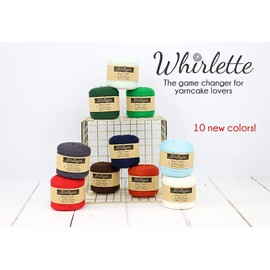 Scheepjes Whirlette Cotton Yarn Light Green, Cotton Blend Yarn Plain for Knitting and Crocheting (880 Delicious)