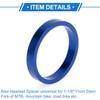 VekAuto Bicycle Headset Spacer, 5 mm MTB Bicycle Headset Stem