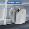 Cokritsm Shower Door Rollers, 25 mm, Shower Cubicle Rollers, 4