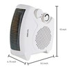 Portable Dual Fan Heater with 2 Heat Setting and Cool