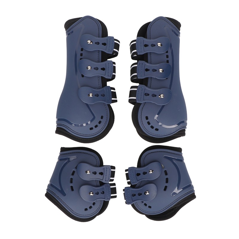 Horse Tendon Boots Adjustable Open Front Fetlock Boot Breathable Protective