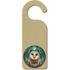 'Happy Barn Owl' 200mm x 72mm Door Hanger/Sign (DH00045815)