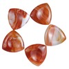 Artistone Red Carnelian Agate Thumb Worry Stone Chakra Healing Crystals