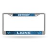 Rico Industries NFL Detroit Lions 12" x 6" Silver Chrome