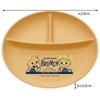 Skater NLUP1 Wood Grain Lunch Plate, Osamu Goods, Branch, Made