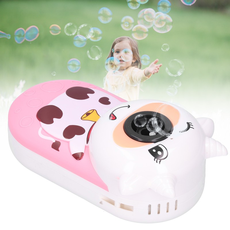 Cow Type LeakageProof Soap Bubble Blower Children Toys Bubble Gifts