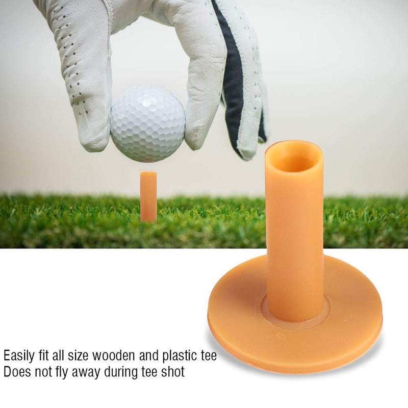 Alomejor Pack of 8 Tees Holder Durable Rubber Tees Driving