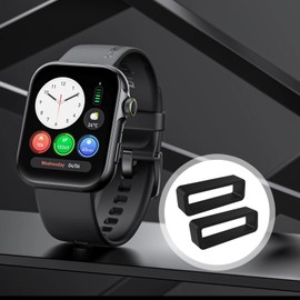 Watch Strap Holder | 2 Pack Magic Band Clips Band Holders | Watch Band Parts, Replacement Watch Band Loops, Watch Strap Keeper Retainer for Adults Kids