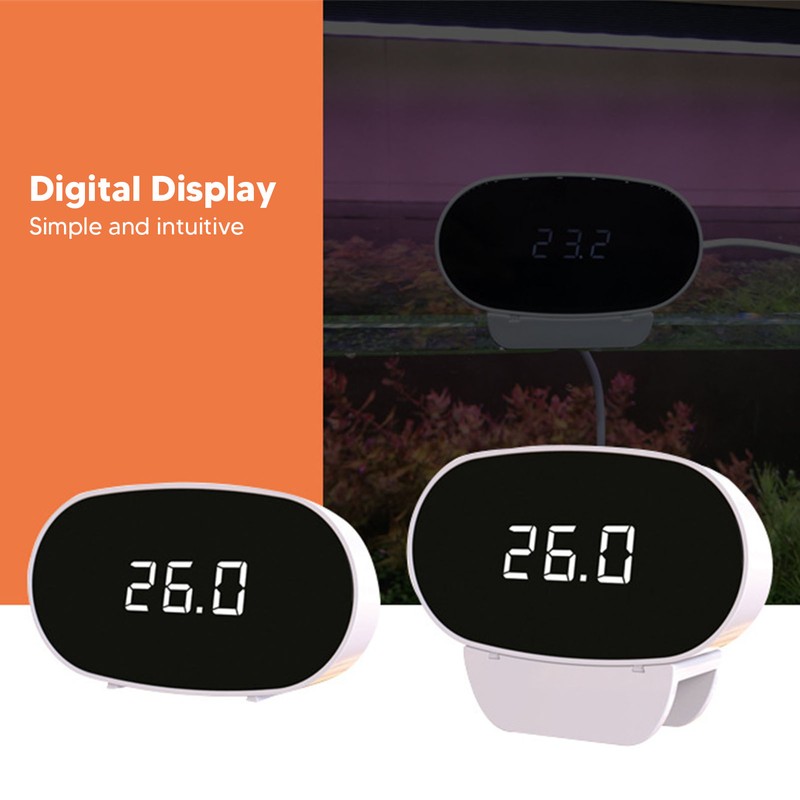 Aquarium Thermometer Digital Display Sensitive High Accuracy Fish Tank Thermometer