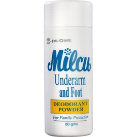 tcclassics Milcu Underarm And Foot Deodorant Powder 80 Gram Bottle Lot Of 2