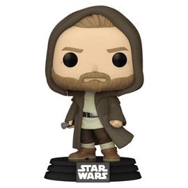 Funko Pop OBI-Wan Kenobi in Jedi Robe 544 Exclusive Box and Slip Protector Include