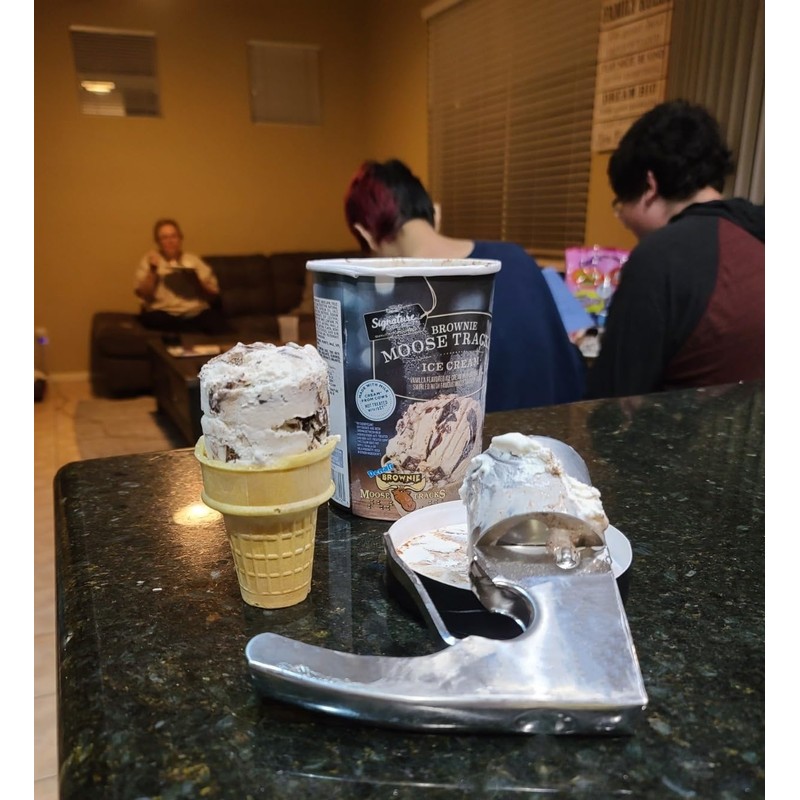 Easy Release Trigger Ice Cream Sandwich Scoop for Big Volumes