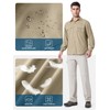 Men's Long Sleeve Sun Protection Shirts UPF 50+ UV Button