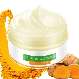 Turmeric Face Cream, Turmeric Moisturizer Face Cream For Women, Hydrating Facial Cream For Dry Skin, Daily Face Moisturizer, 50g / 1.76 Oz