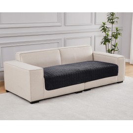 Meider Couch Covers Sofa Seat Covers, 33x70 inch Anti-Slip Dog Mat Pet Pad Blanket for Sofa Chair Recliner Bed Furniture Protector Washable (Black)