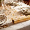 NALVXIN 11" W 108" L, 2 Rolls, Gold Star Decor