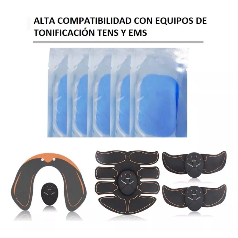 Electro Shop 100 Repuestos Para Electroestimulador Abdominal Tens Ems