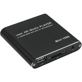 Artema Media Player, Ultra Compact Video Player, Digital Multimedia Player, Easy Video Playback on Large Screen TVs and LCD Monitors, SD/USB/HDD, HDMI Output, Black, Japanese Instruction Manual