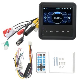 5in Bluetooth MP5 Player Car Stereo Receiver FM AM Radio Waterproof Handsfree Calls for Marine Yachts RV Trucks