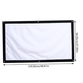 LABRIMP Projector Screen Portable Projector High Definition Made of Material Suitable for Home Cinema and Events