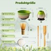6 Pieces Matcha Set, Ceramic Matcha Bowl with Spout, Complete