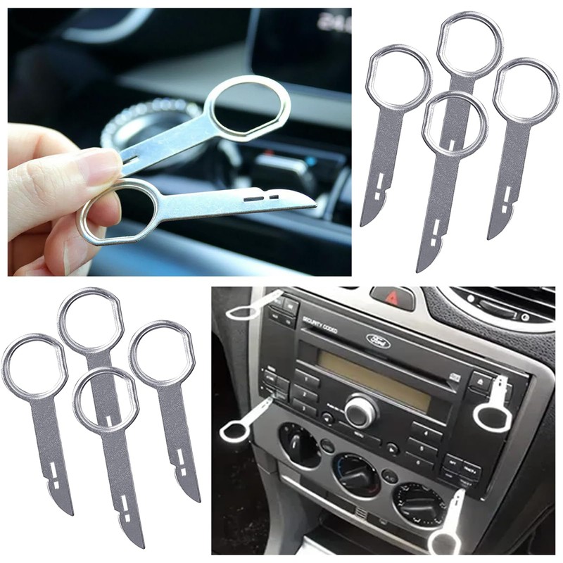 8-Piece Set Car Radio Removal Tool, Car Radio Release Tool,