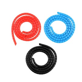 Pokinge 3pcs Winding Cable Wire Protector Cover Tube, 1M/39.37IN Line Organizer Protection Spiral Wrap Winding Cable Wire Protector Cover for M365/PRO Electric Scooters