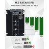 ELUTENG M.2 NGFF to SATA 3.0 Converter 6Gbps Adapter External