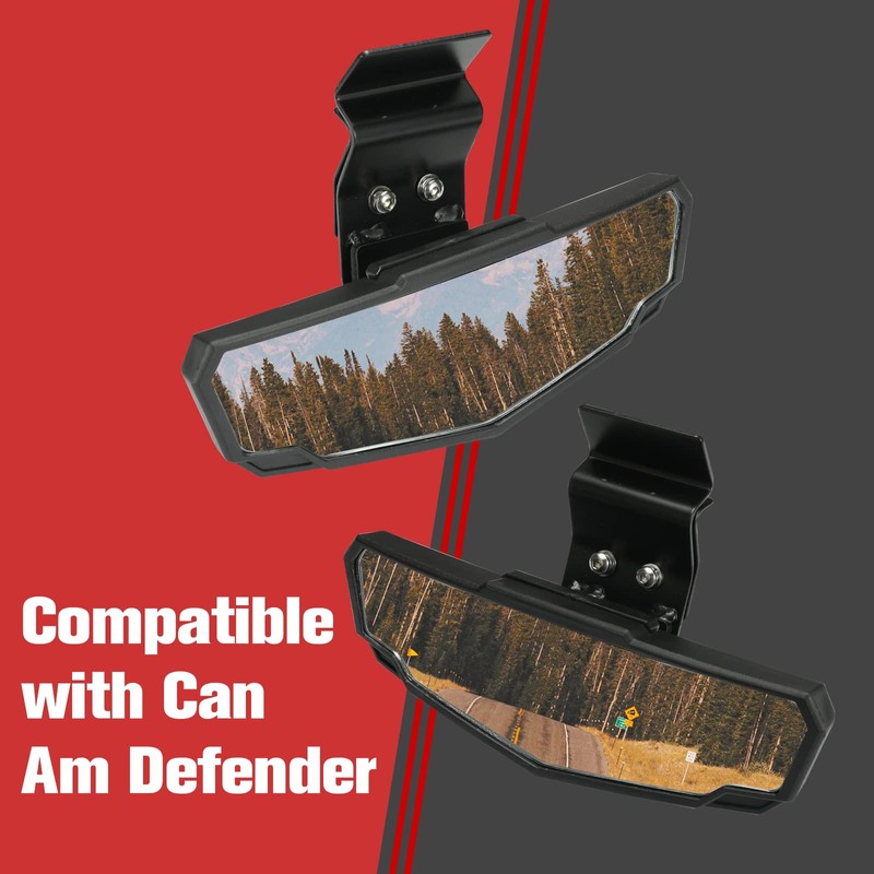 A & UTV PRO Rear View Mirror Compatible with Can