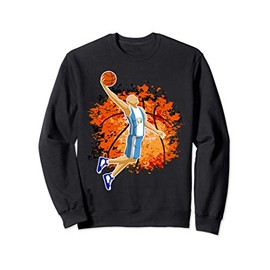 Guatemala Basketball Guatemalan National Flag Slam Dunk Gift Sweatshirt