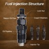 ackacoo 4PCS MM43594101 MM435-94101 Fuel Injectors Set 304-3540 093500-3840 for
