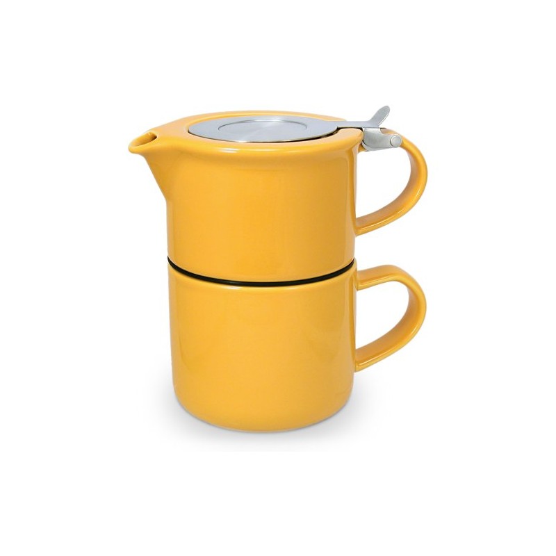 FORLIFE Tea for One with Infuser 14 ounces, Mandarin