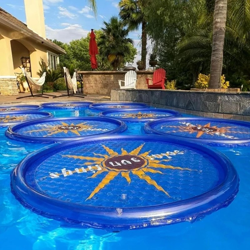Solar Sun Rings Pool Cover | Sunburst Design | 5'