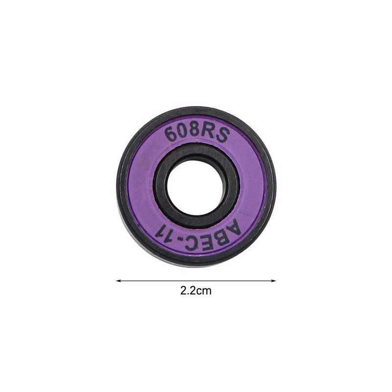 Tiardey 8 Pcs Skateboard High Speed Bearings Skateboard Accessories 608