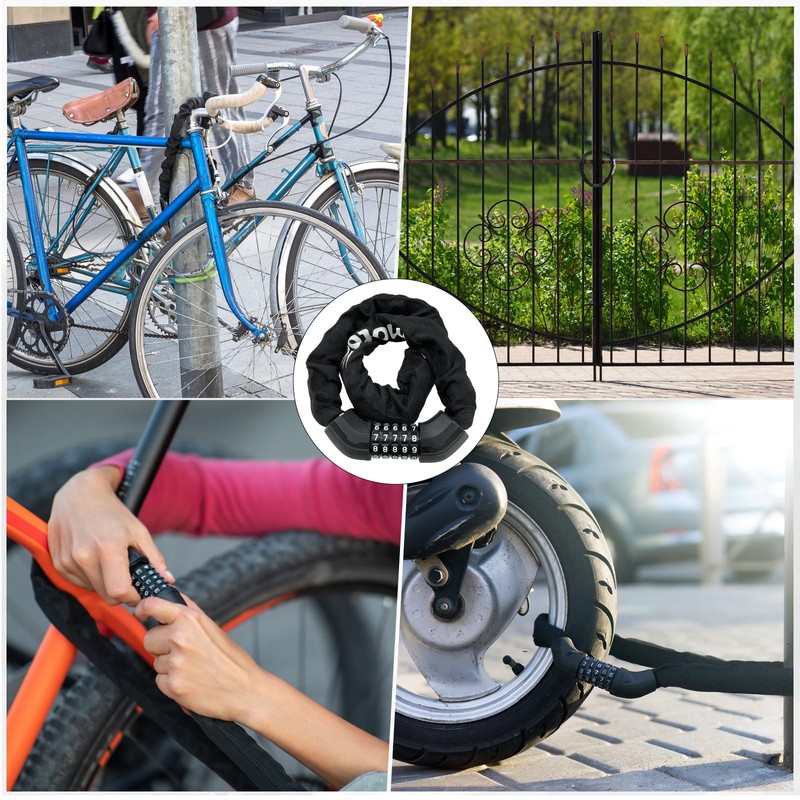 Bicycle Lock Combination Lock Bicycle Locks High Security Bike Lock