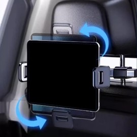 Tablet Car Mount | Tablet Mount Car Mount | Backseat Car Holder with Extension Arm, Adjustable Headrest Holder, Tablet Stand for Car, Travel Accessories
