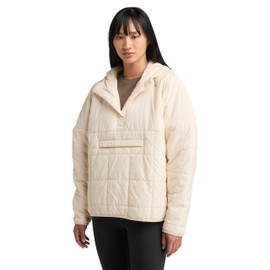 Timberland Women's TFO Lightweight Insulated Anorak Jacket, White Smoke, Small