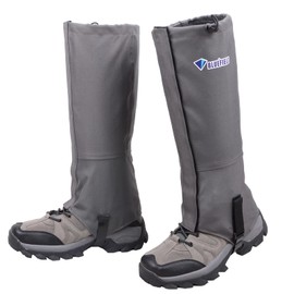 Azarxis Hiking Gaiters for Women Men Waterproof Snow Gators Adjustable Leg Guard Boot Cover Breathable Lightweight for Outdoor Camping Walking Backpacking Hunting Climbing (Dark Grey, S)