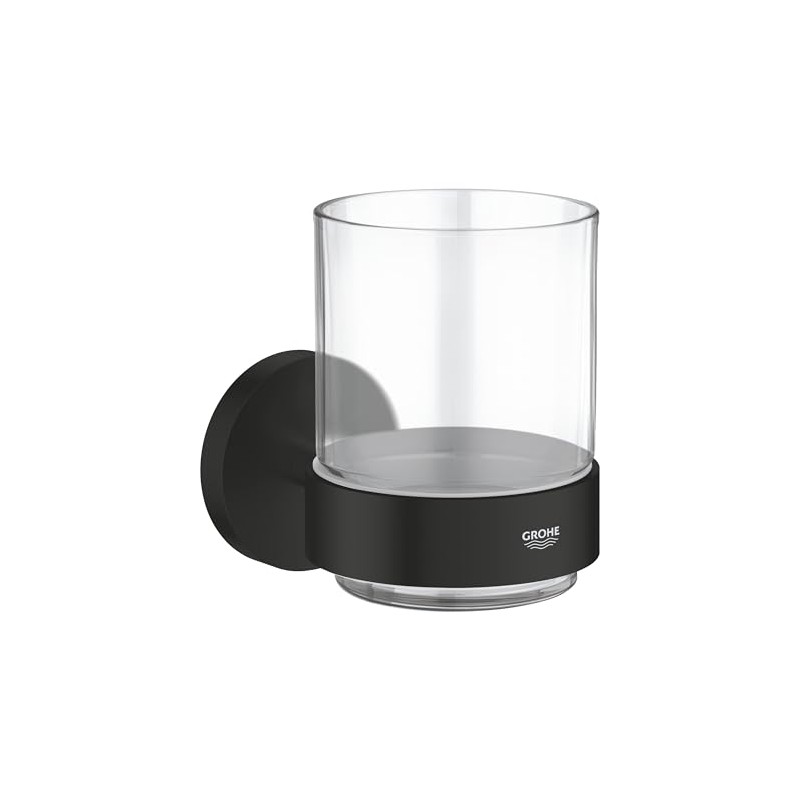 Grohe Glass w/Holder Start Holder (Material: Glass and Metal, Concealed