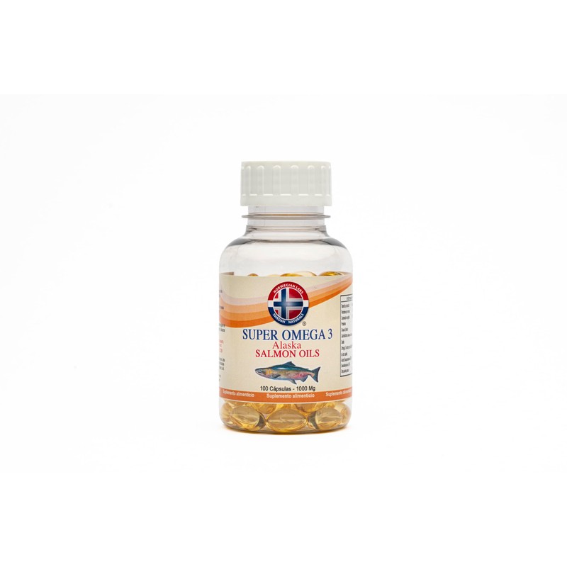Omega 3 Aceite de Salmón 1000 mg, EPA DHA, 100