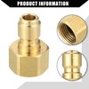 Hihaha Pressure Washer Coupler/Outer Washer Gun Adapter Universal for Vehicle/Durable