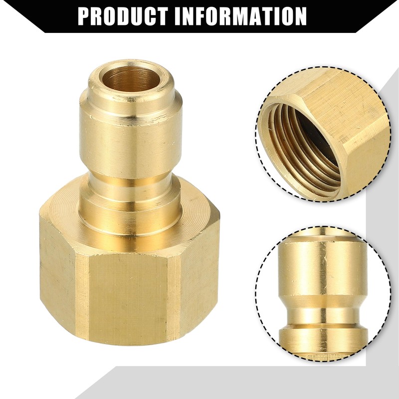 Hihaha Pressure Washer Coupler/Outer Washer Gun Adapter Universal for Vehicle/Durable