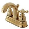 Kingston Brass KB5612AX Restoration 4-Inch Centerset Lavatory Faucet, Polished