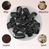 Dinghaole 30PCS Premium 32mm Alloy Hair Extension Clips - Salon-Grade