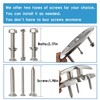 316 Stainless Steel Boat Folding Cleats Boat Dock Cleats 5/6/8.5