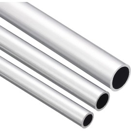 TA-VIGOR 3Pcs 6063 Aluminum Round Tube, 12mm/14mm/16mm OD 1mm Wall Thickness 300mm Length Metal Seamless Straight Tubing Aluminum Pipe for Home Furnishing, Machinery, DIY Handicraft