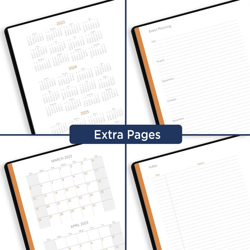 2019, Planning Notebook by AT-A-GLANCE, Undated, 8-1/2" x 11", Large,