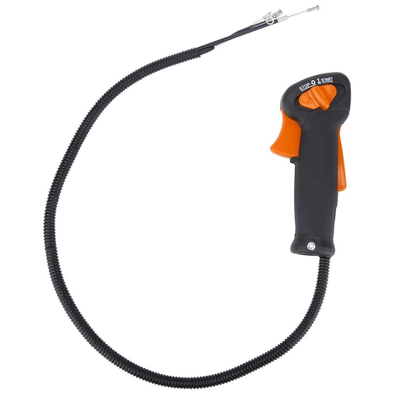 TOPINCN Professional Lawn Mower Throttle Control Switch Handle Strimmer Cutter