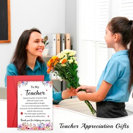 Teacher End of Year Gifts Women Men Teacher Appreciation Gifts Bulk Back to School Supplies First Day of Senior Year Thank You Cards for Tea-chers Day Gift Retirement Birthday Valentine Principal